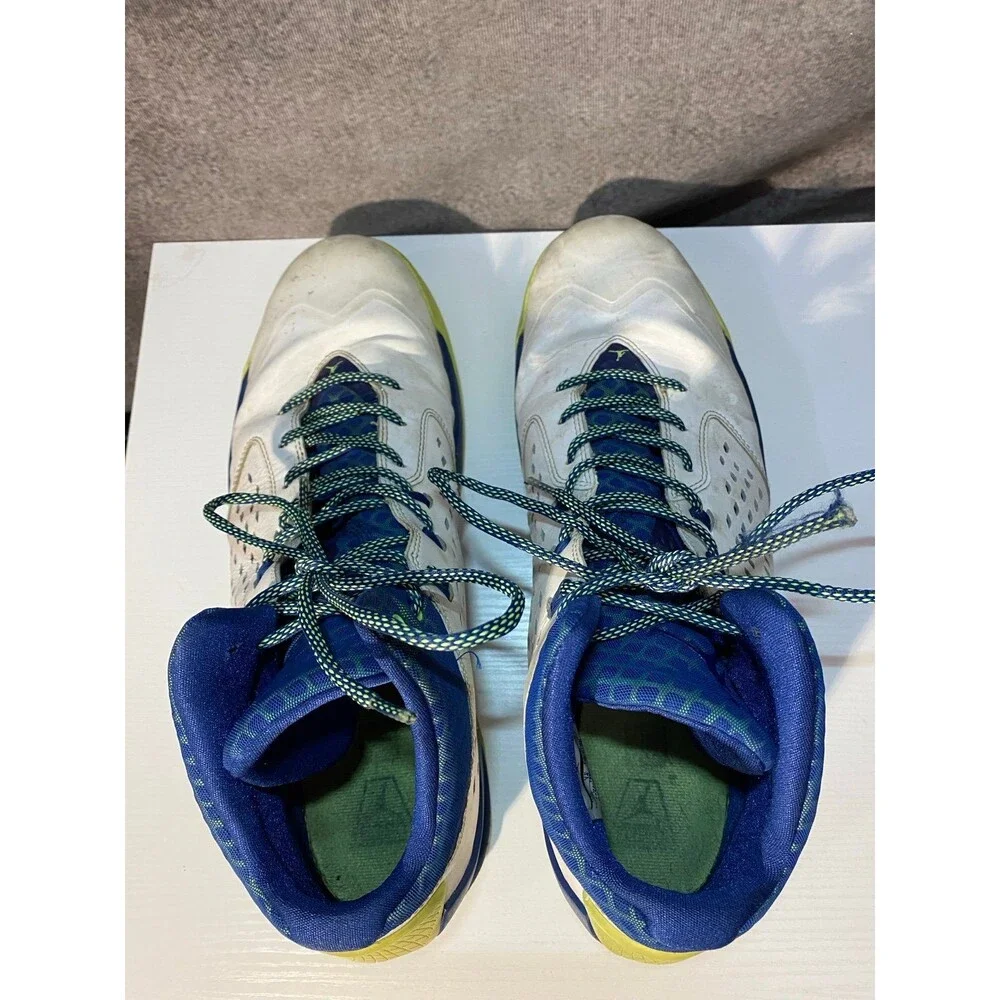 Jordan Rising High Men Size 15 White Insignia Blue Ghost Green 768931-10